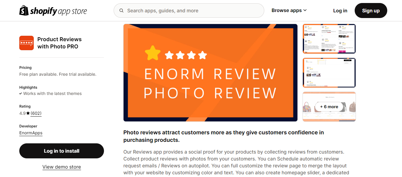 Photo Reviews