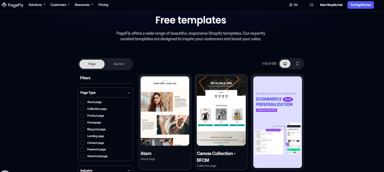 Page Templates